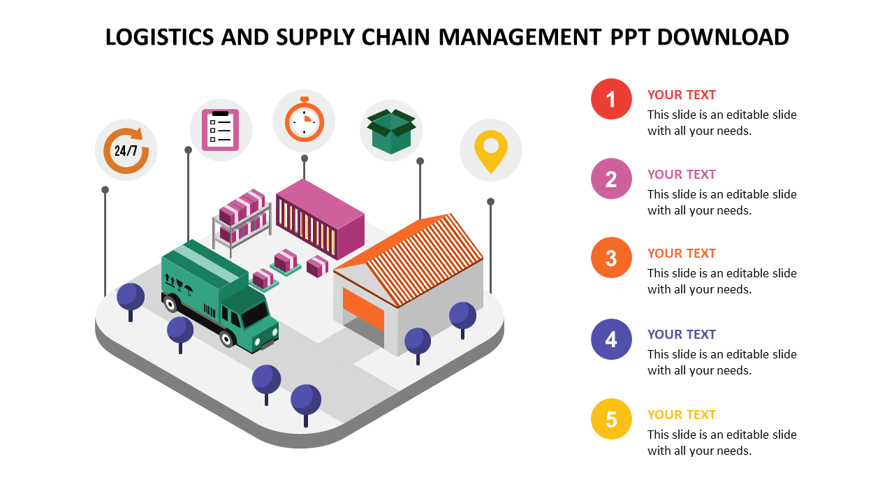 Logistics & Supply Chain Management PPT and Google Slides